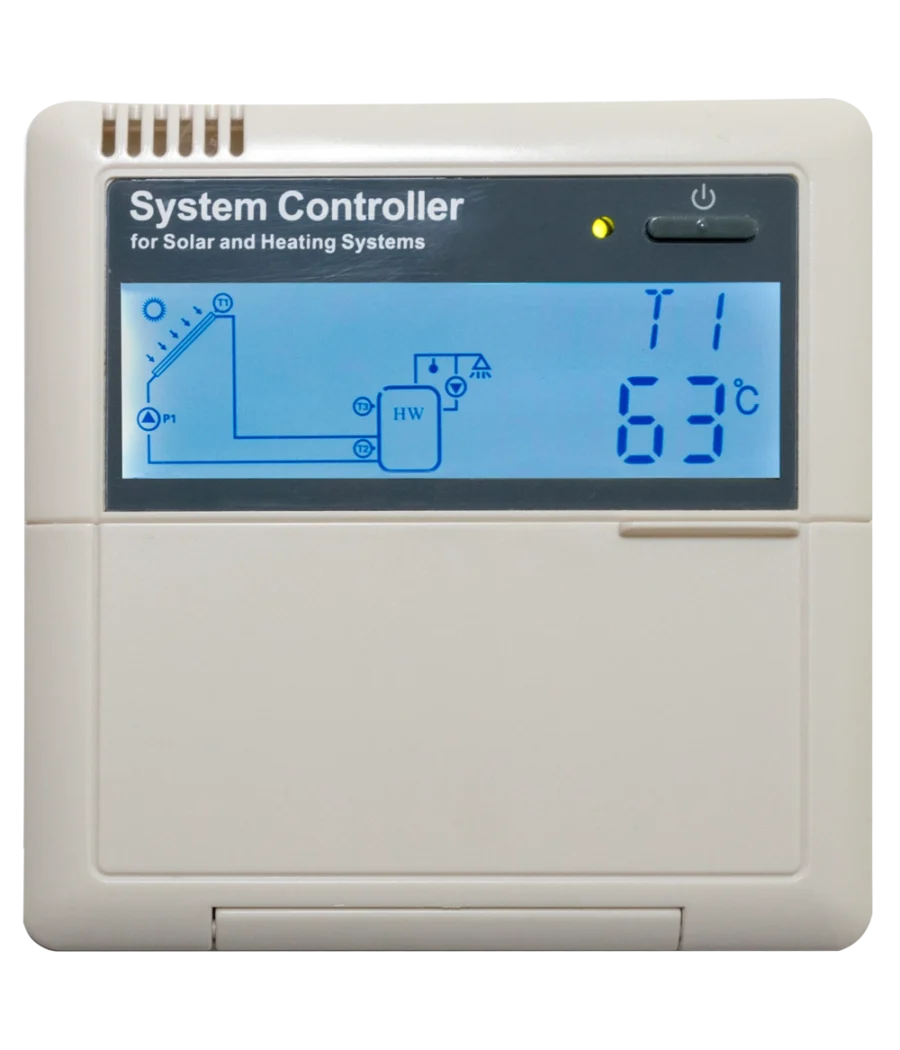 Solar controller display