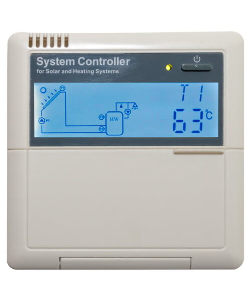 solar controller display 63°C