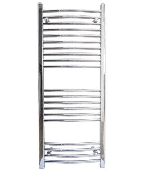 Curved Chrome Towel Rail