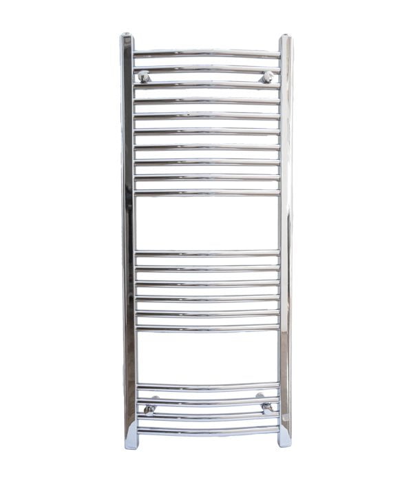 Curved Chrome Towel Rail