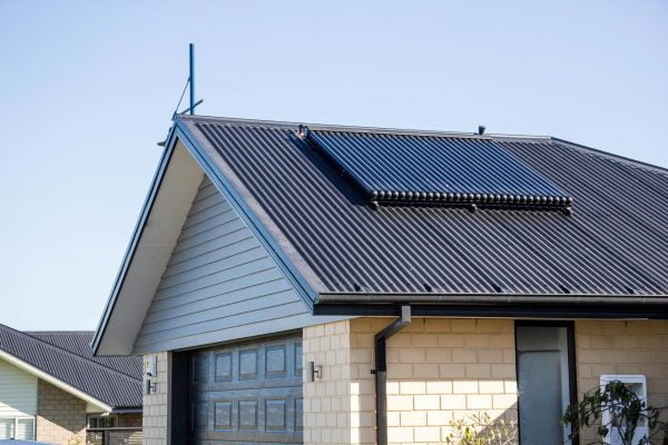 solar thermal on the roof