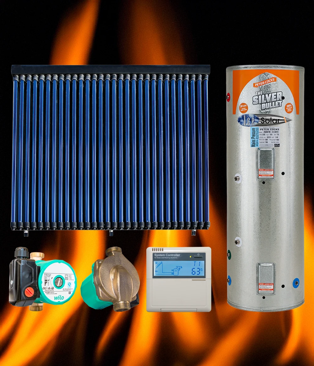 Solar panel hot water cylinder pump controller Product Package Deal wetback