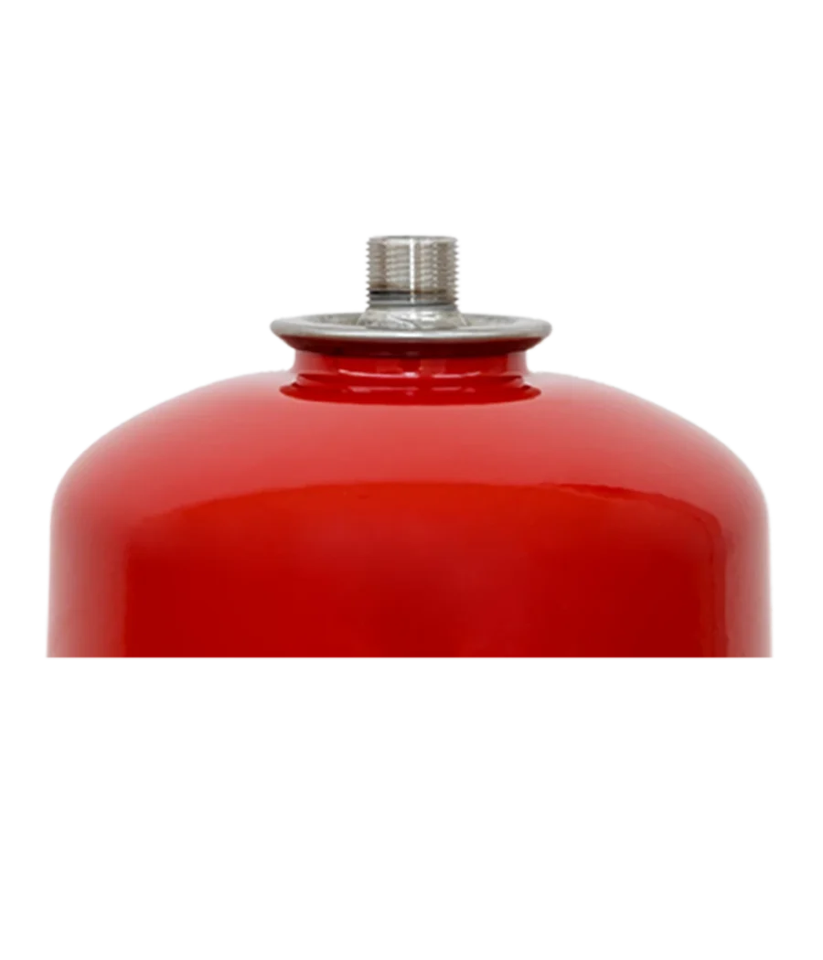 Red expansion vessel tank