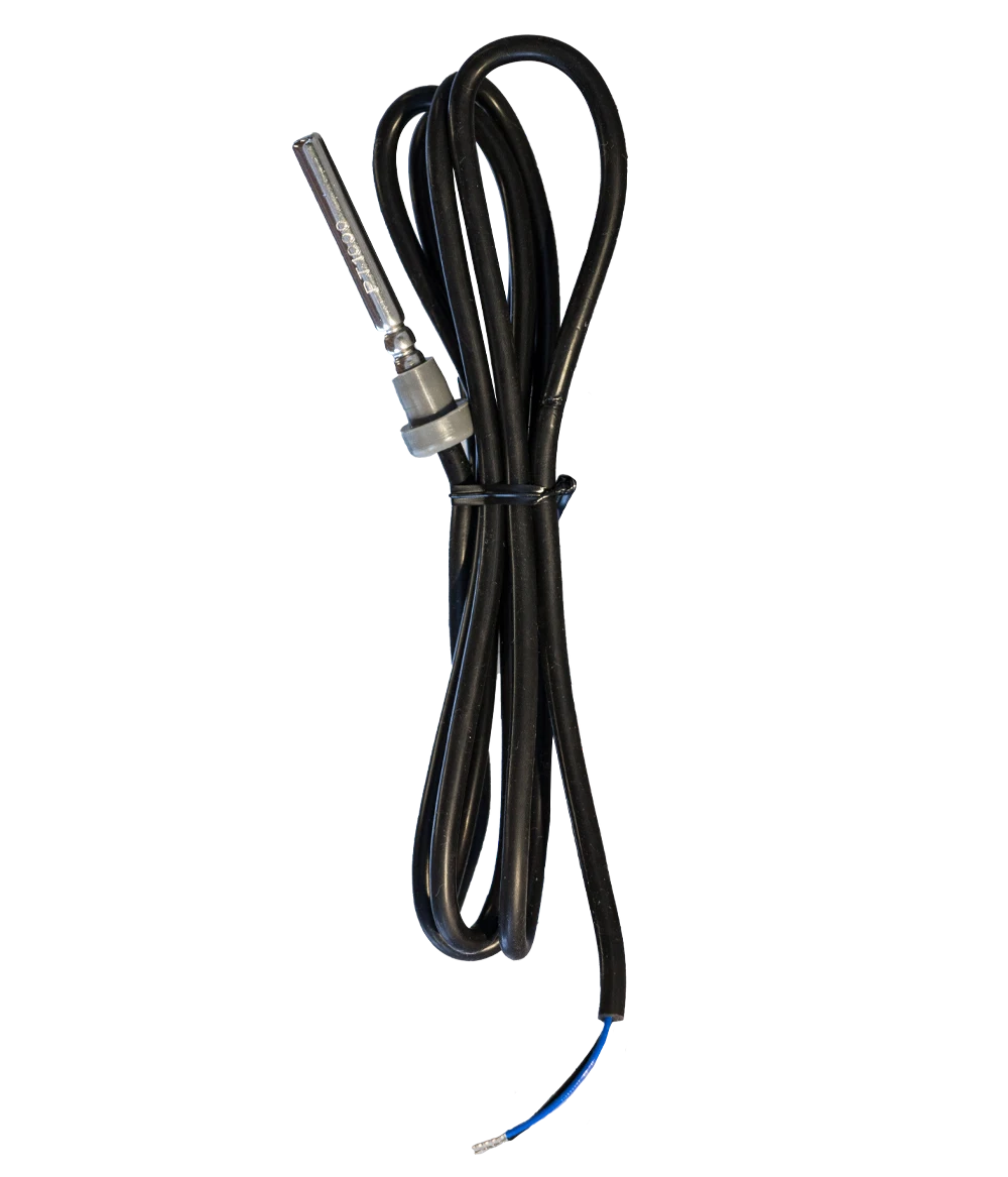 Black 1.5 meter solar temperature sensor